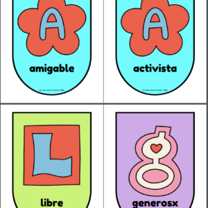 Banderín Algunas Cosas Sobre Mi (Español)